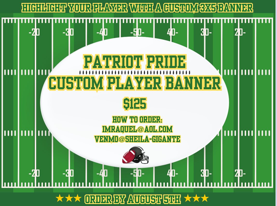 Custom Player Banner Order Deadline